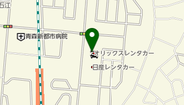 タイムズカーレンタル 新青森駅前店の地図画像