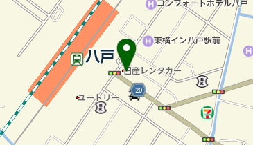 タイムズカーレンタル 八戸駅前店の地図画像