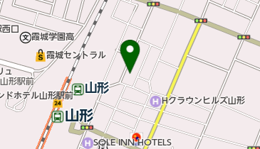 タイムズカーレンタル 山形駅前店の地図画像