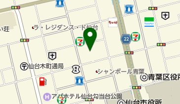 タイムズカーレンタル 仙台二日町店の地図画像