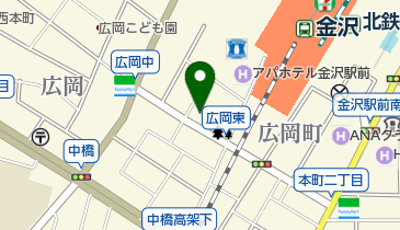 タイムズカーレンタル 金沢駅店の地図画像