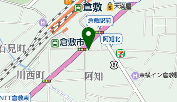 タイムズカーレンタル 倉敷駅前店の地図画像