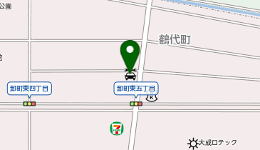 オリックスレンタカー 仙台卸町東店の地図画像