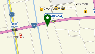 オリックスレンタカー 会津若松インター店の地図画像