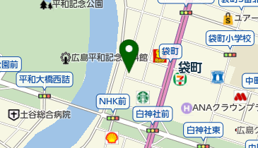 タイムズカーレンタル 広島大手町店の地図画像