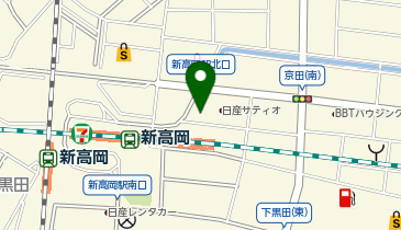 オリックスレンタカー 新高岡駅前店の地図画像