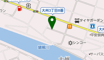 タイムズカーレンタル 大州店の地図画像