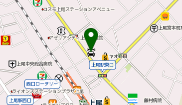 オリックスレンタカー 上尾駅前店の地図画像