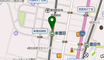 ニューヤマザキデイリーストア 新豊田駅店の地図画像