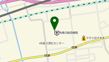 ニューヤマザキデイリーストア 糸魚川総合病院売店の地図画像