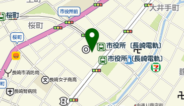 ニューヤマザキデイリーストア 長崎市役所店の地図画像