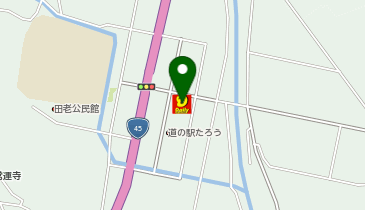 ニューヤマザキデイリーストア 道の駅たろう店の地図画像