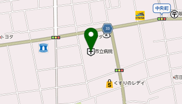 ニューヤマザキデイリーストア 香川坂出市立病院店の地図画像