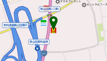 ニューヤマザキデイリーストア 狭山日高インター店の地図画像