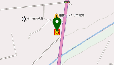 デイリーヤマザキ 本宮インター店の地図画像