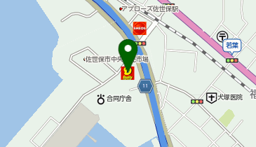 デイリーヤマザキ 佐世保港インター店の地図画像