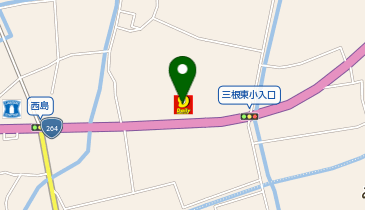 デイリーヤマザキ 三根西島店の地図画像