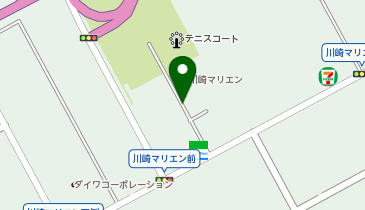 デイリーヤマザキ 川崎マリエン店の地図画像