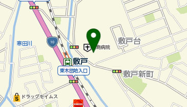 デイリーヤマザキ 大分敷戸台店の地図画像