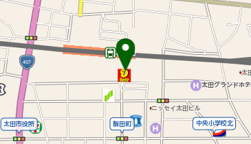 デイリーヤマザキ 太田駅南口店の地図画像