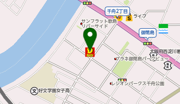 デイリーヤマザキ 千舟2丁目店の地図画像