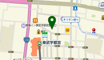 デイリーヤマザキ 宇都宮江野町店の地図画像