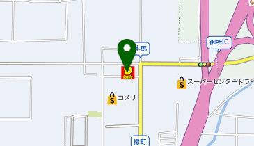 デイリーヤマザキ 御所茅原店の地図画像