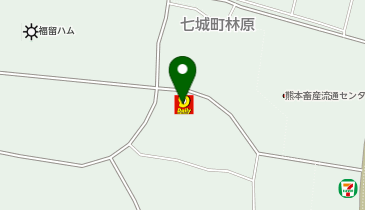 デイリーヤマザキ 熊本七城店の地図画像