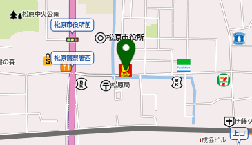 デイリーヤマザキ 松原阿保1丁目店の地図画像