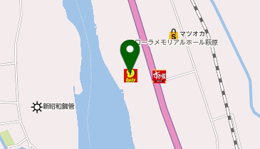 デイリーヤマザキ 萩原上呂店の地図画像