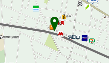 デイリーヤマザキ 浜田山駅前店の地図画像