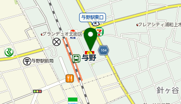 デイリーヤマザキ 与野駅前店の地図画像