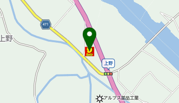 デイリーヤマザキ 古川上野店の地図画像