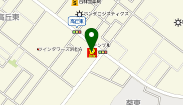 デイリーヤマザキ 浜松高丘東店の地図画像