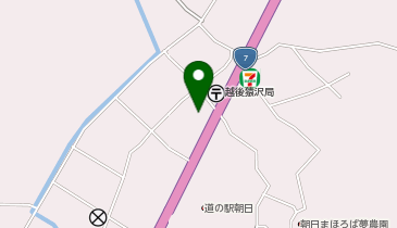デイリーヤマザキ 朝日猿沢店の地図画像