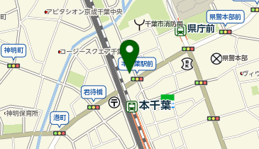 デイリーヤマザキ 本千葉店の地図画像