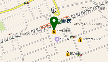 デイリーヤマザキ 藤枝駅前店の地図画像