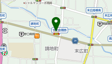 デイリーヤマザキ 高崎文化センター店の地図画像