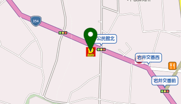 デイリーヤマザキ 岩井公民館前店の地図画像