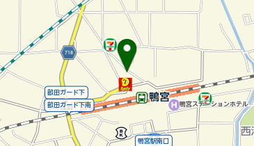 デイリーヤマザキ 鴨宮駅北口店の地図画像