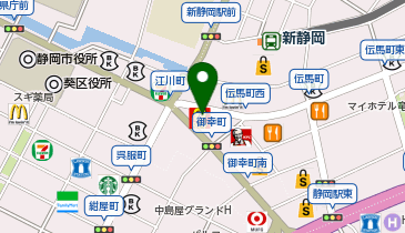 デイリーヤマザキ 静岡伝馬町通り店の地図画像