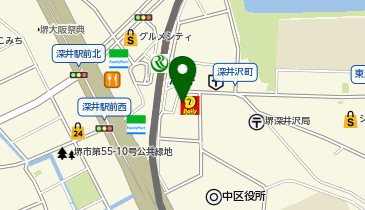 デイリーヤマザキ 深井駅前店の地図画像