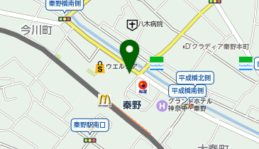 デイリーヤマザキ 秦野駅前店の地図画像