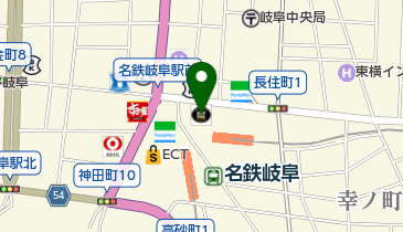 名鉄協商カーシェア カリテコ 岐阜第2の地図画像