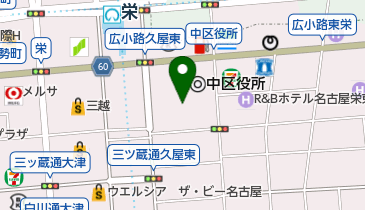 名鉄協商カーシェア カリテコ すいほう園の地図画像