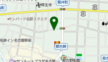 名鉄協商カーシェア カリテコ 名駅2丁目の地図画像