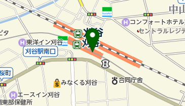 名鉄協商カーシェア カリテコ 刈谷南口の地図画像