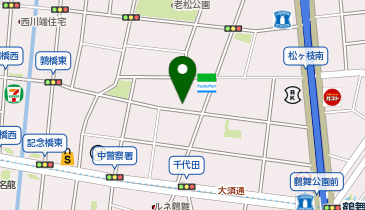 名鉄協商カーシェア カリテコ 千代田第2の地図画像