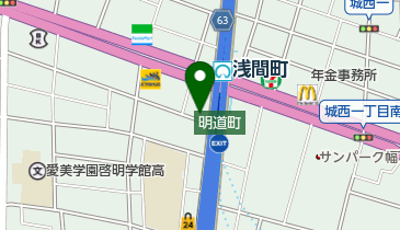 名鉄協商カーシェア カリテコ 浅間町駅前第2の地図画像