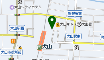 名鉄協商カーシェア カリテコ 犬山東の地図画像